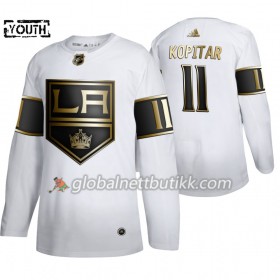 Los Angeles Kings Hockeydrakt Anze Kopitar 11 Adidas 2019-2020 Golden Edition Hvit Authentic - Barn